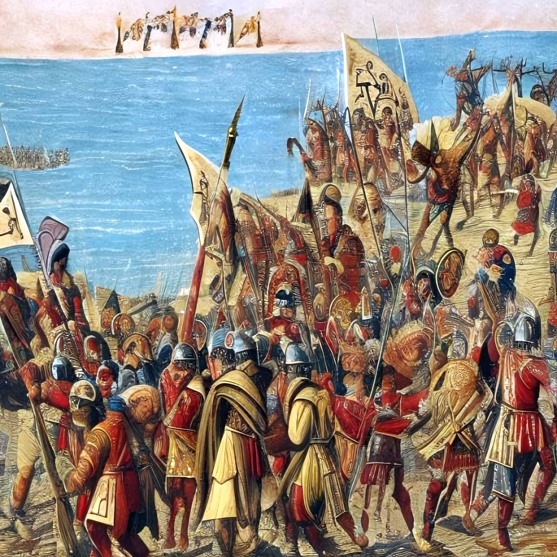 Byzantine Empire and the Pechenegs - Generated by Stable Diffusion