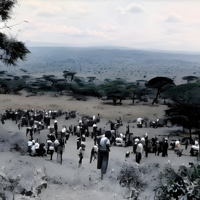 Rift Valley, Kenya in year 1977 - Generated by Stable Diffusion