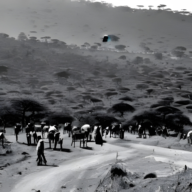 Rift Valley, Kenya in year 1977 - Generated by Stable Diffusion