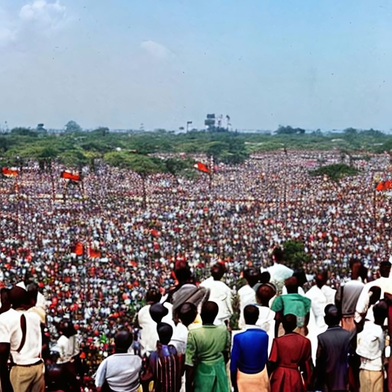 A Drawing of The First All People's Conference - Generated by Stable Diffusion