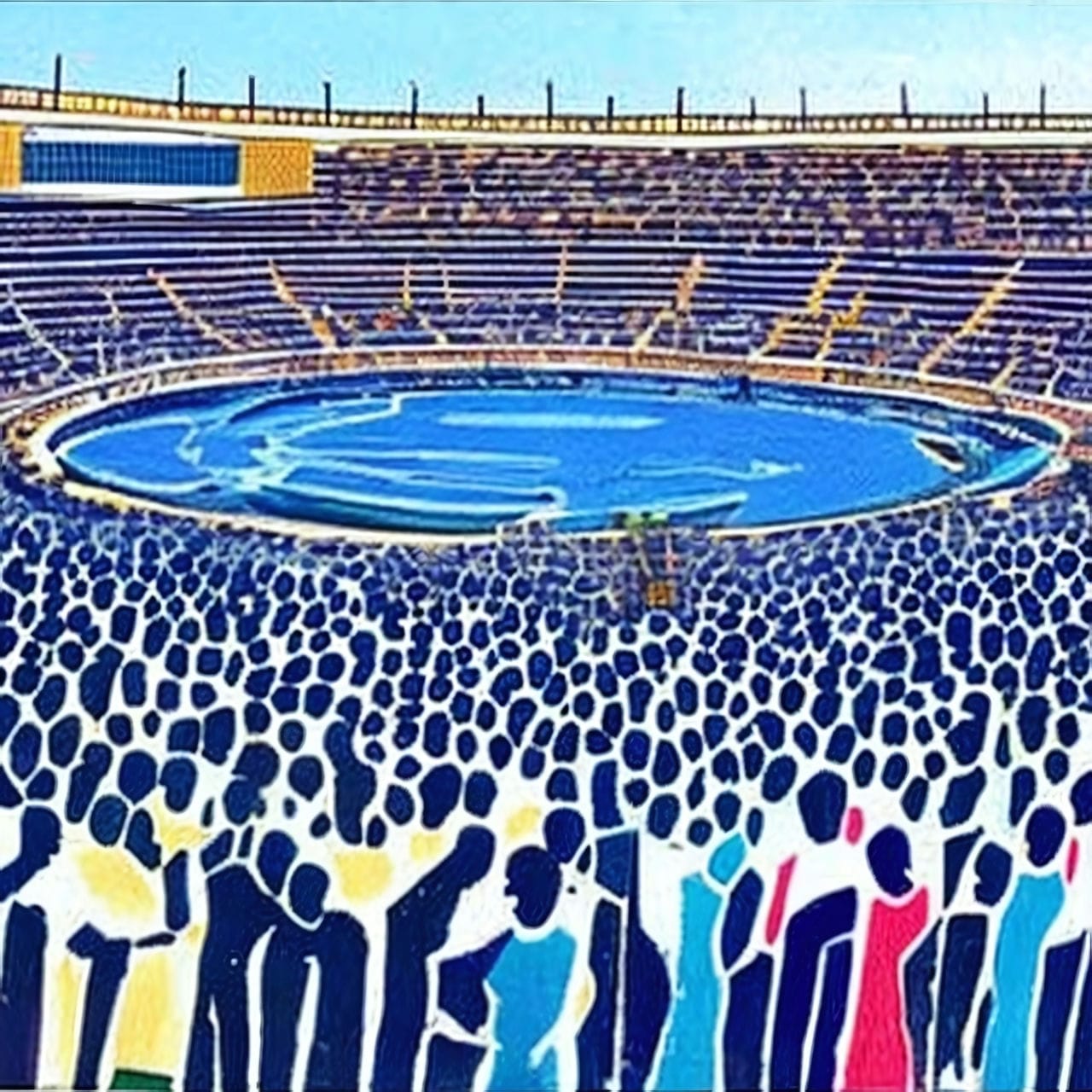 A Drawing of The First All People's Conference - Generated by Stable Diffusion