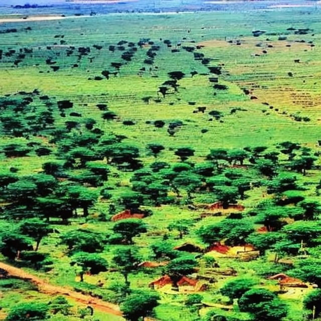 Rift Valley, Kenya in year 1977 - Generated by Stable Diffusion