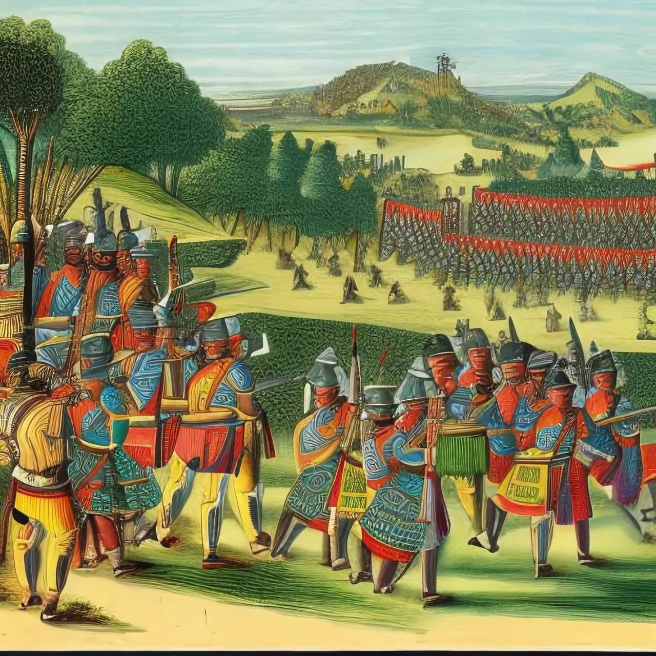 The Siege of Bijapu - Generated by Stable Diffusion