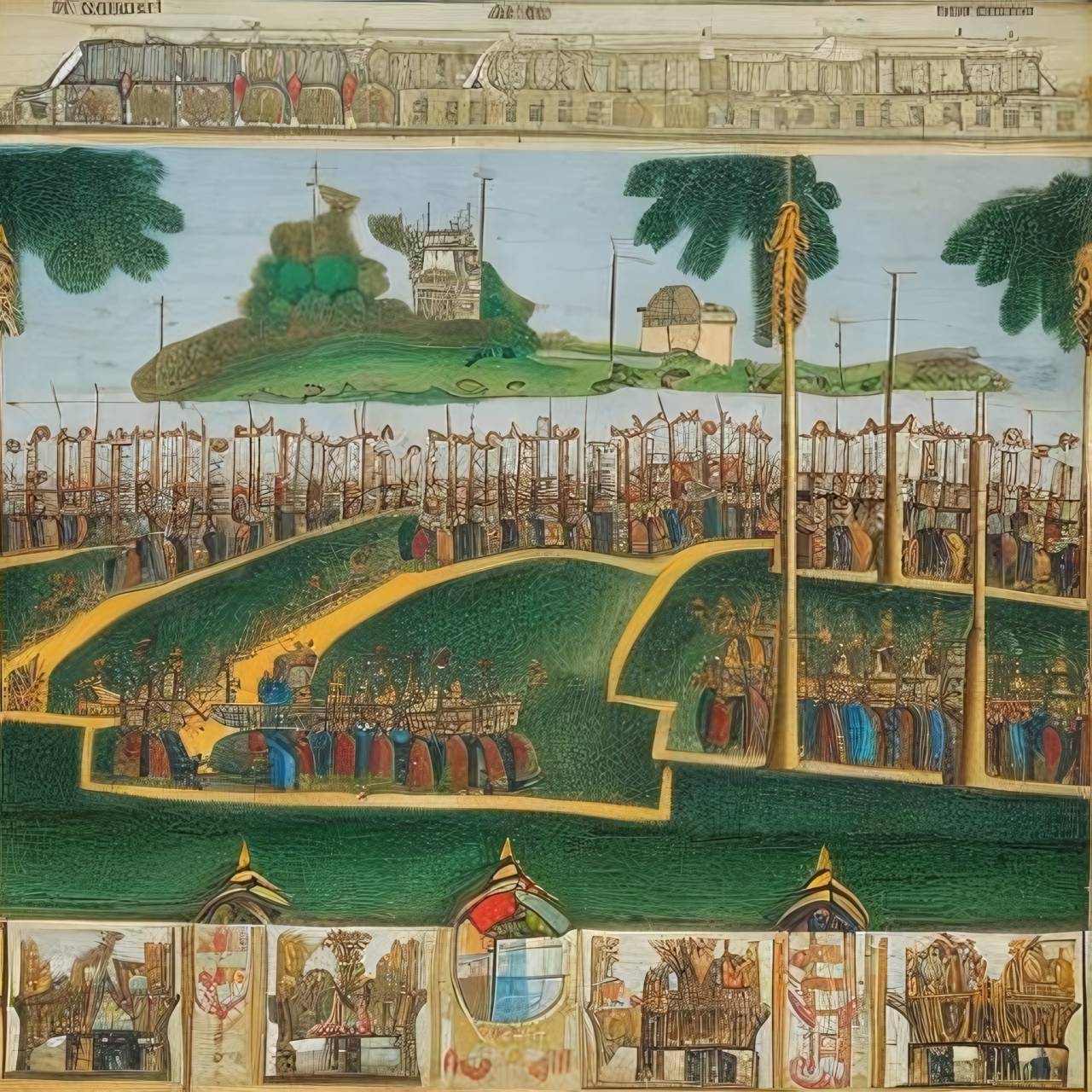 The Siege of Bijapu - Generated by Stable Diffusion