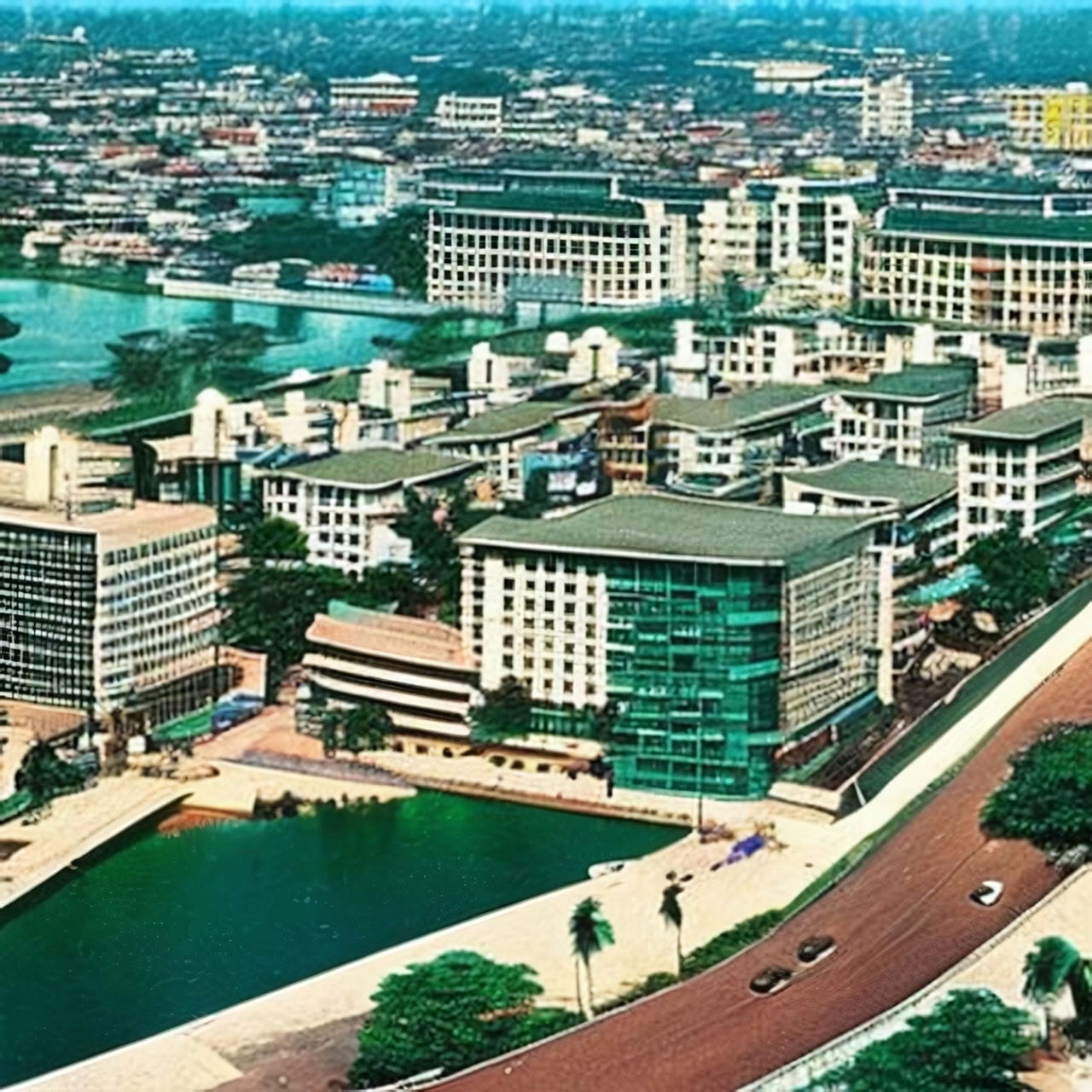 A Drawing of Dar es Salaam in year 1969 - Generated by Stable Diffusion