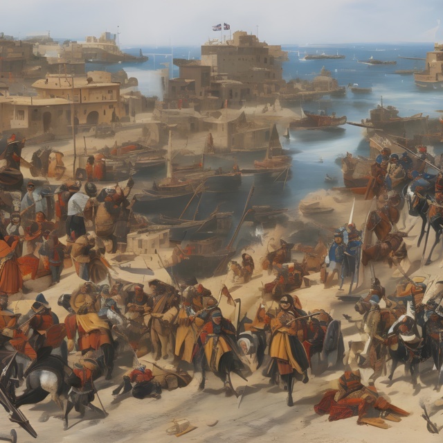 Vandal conquest of North Africa, year 429 - Generated by Stable Diffusion