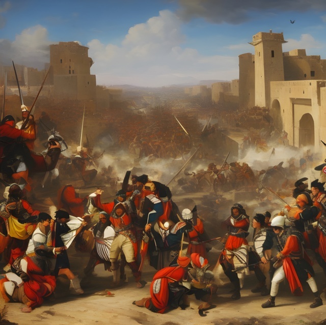 Vandal conquest of North Africa, year 429 - Generated by Stable Diffusion