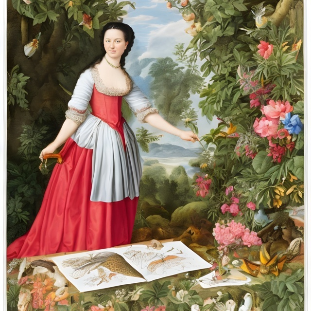 Maria Sibylla Merian - Generated by Stable Diffusion