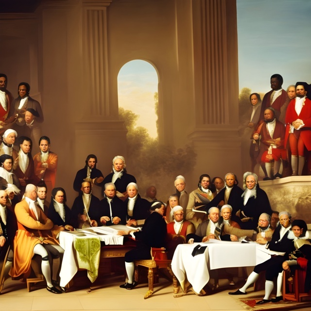 Treaty of Yandabo - Generated by Stable Diffusion