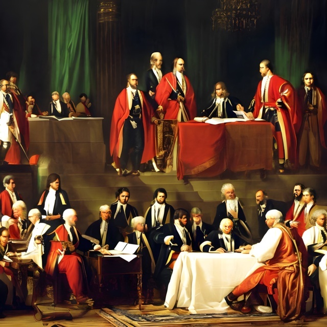 Treaty of Yandabo - Generated by Stable Diffusion
