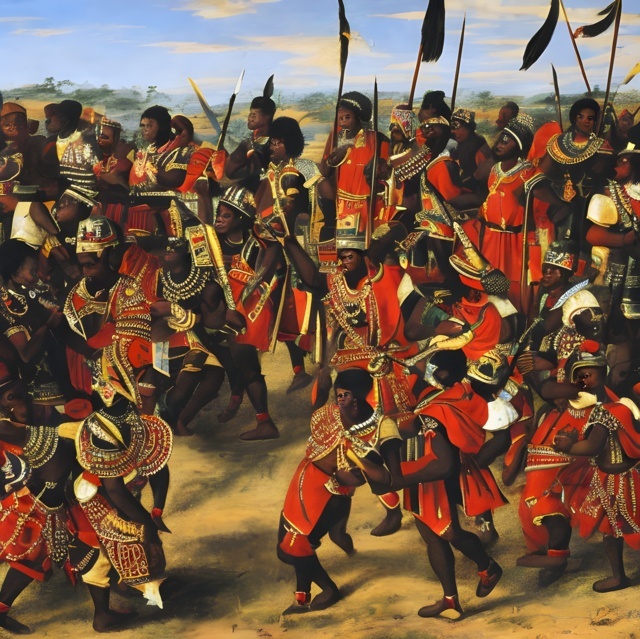 Zulus in the 16th Century - Generated by Stable Diffusion