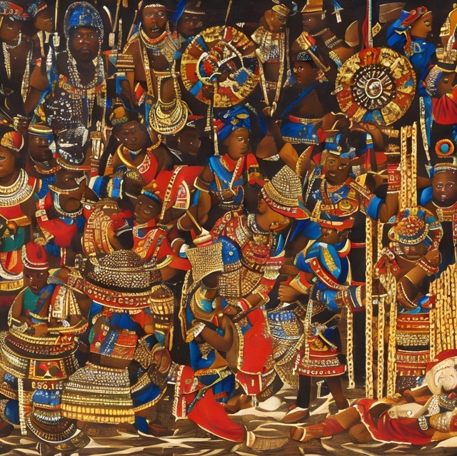 Zulus in the 16th Century - Generated by Stable Diffusion