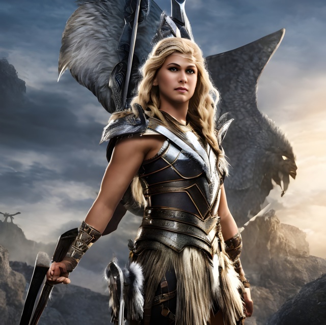 Freyja the Goddess - Generated by Stable Diffusion