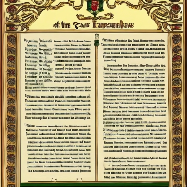 The Carlsbad Decrees - Generated by Stable Diffusion