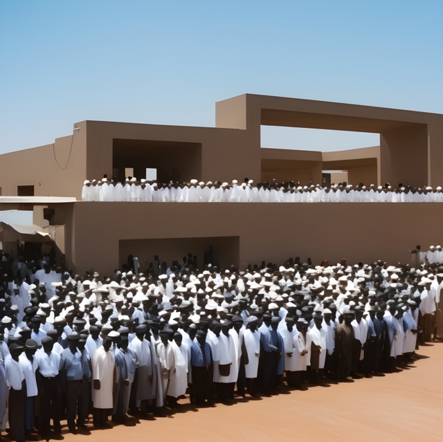 Opening of the Lobatse Abbatoir - Generated by Stable Diffusion