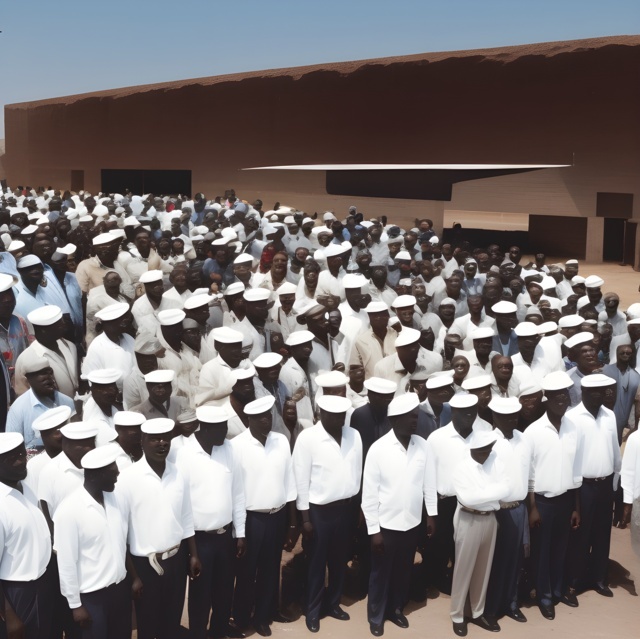 Opening of the Lobatse Abbatoir - Generated by Stable Diffusion