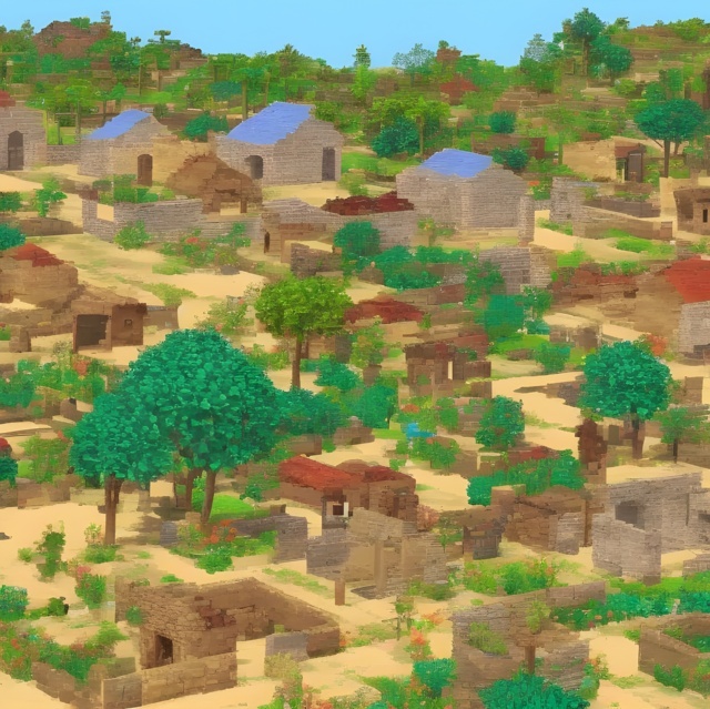 An Elamite city - Generated by Stable Diffusion