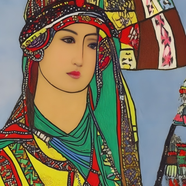 An Elamite woman - Generated by Stable Diffusion