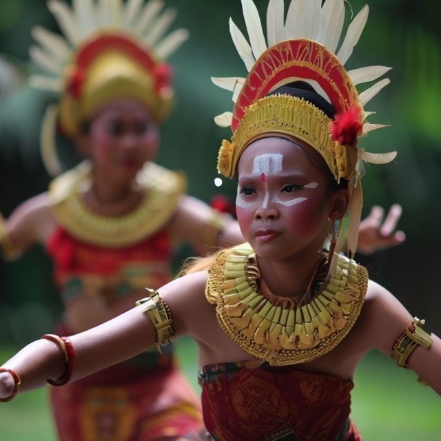 A Kanak dance - Generated by Bing Image Creator