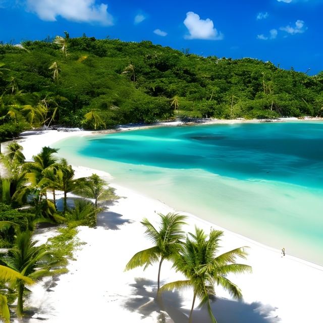 A beach in Belize - Generated by Stable Diffusion
