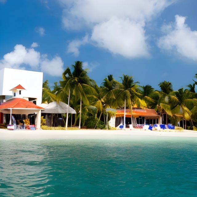 Seaside in Belize - Generated by Stable Diffusion